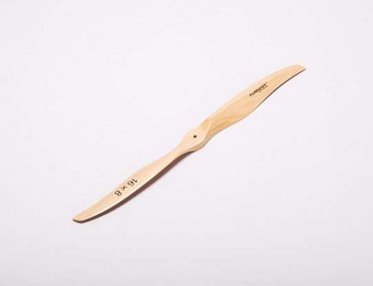 16x8 Turnigy Ultra-Light madera hélice (1 unidad)