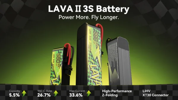 LAVA_II_3S_Battery_-_Power_More_Fly_Longer LAVA II 3S Battery 680mAh