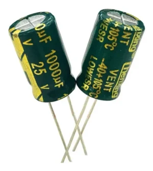 Capacitor LOW ESR 1000uf 25v (x1)