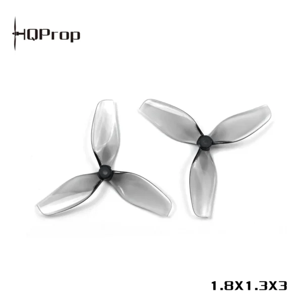 Para Meteor75 HQ Ultralight Whoop Prop 1.8X1.3X3(45MM) Grey (2CW+2CCW)-Poly Carbonate-1.5MM Shaft