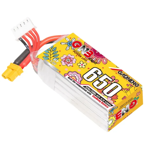 Batería LiPo GAONENG GNB LiHV 4S 15,2 V 650 mAh 120C XT30 HV