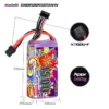 GAONENG GNB LiHV 4S 15.2V 1500mAh 120C XT60 Batería LiPo de largo alcance